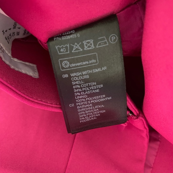 3/$30 😍 H&M Size XS Hot Pink Fuschia 19” Pencil Skirt ft. Concealed Back Zip - Picture 7 of 8